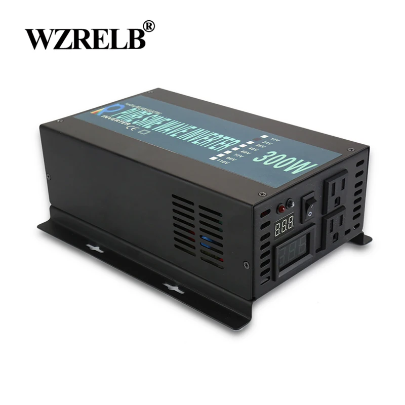 Inverter Di Potenza A Onda Sinusoidale Pura Dc 12V A Ac 220V 300Watt Generatore Solare Convertitore Inverter Off Grid Sistema Solare Inverter