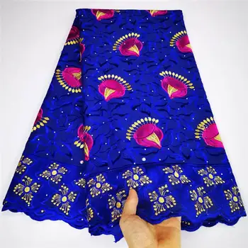 

African Dry Lace Fabrics 2020 High Quality Cotton Lace Net Mesh With Stones Swiss Voile In Switzerland Nigeria Wedding !LY102315