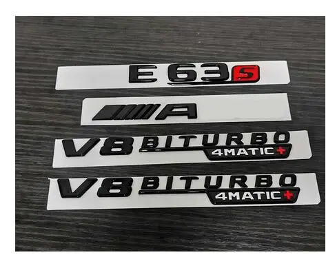 Gloss Black E63S for AMG Biturbo 4matic+ emblem badge For Mercedes-Benz E63 W213 | Автомобили и мотоциклы