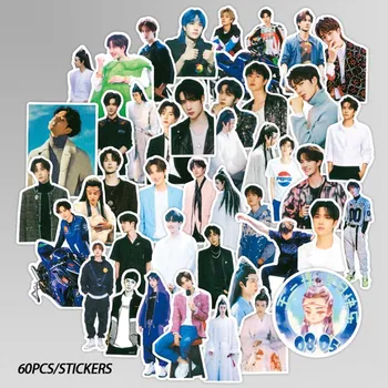 

60Pcs/Set Wang Yibo Cartoon Waterproof Sticker For Public Account Card Public Transport Card | Sticker