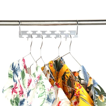 

HOT Multifunction Storage Hanger Stainless Steel Wardrobe Coat Clothes Anti-slip Towel Scarf Baby Drying Racks for Home Bedroom