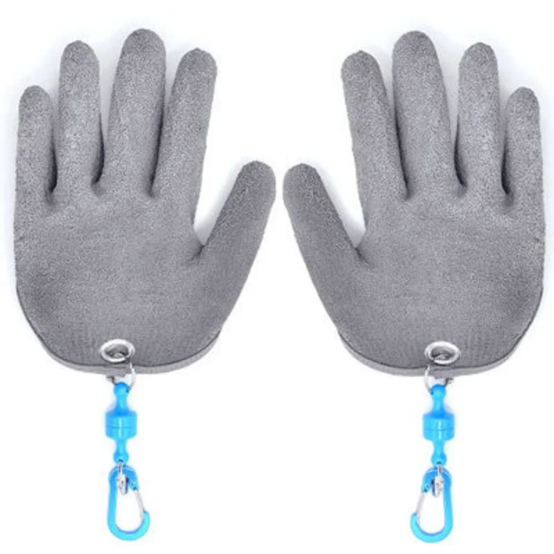 

1 Pcs Fishing Glove with Magnet Release Fisherman Professional Catch Fish Gloves Cut Puncture Resistant with Magnetic Hooks