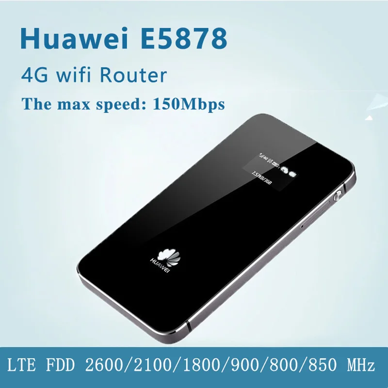 Разблокированный роутер mifi 4g huawei e5878 Мобильный Wi Fi sim карта карманный со слотом