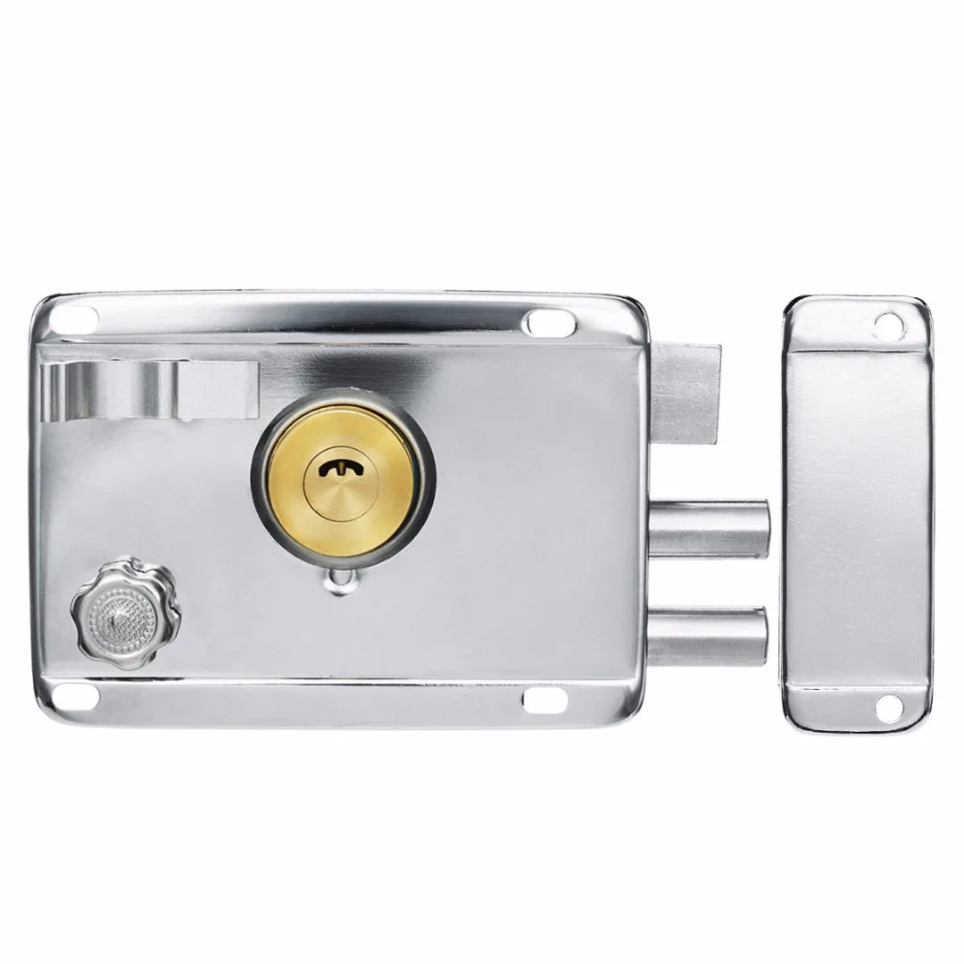 Insurance Iron Lock Exterior Door Lock Multiple Security Anti-theft Lock Wood Gate Mortise Lock for Home Door