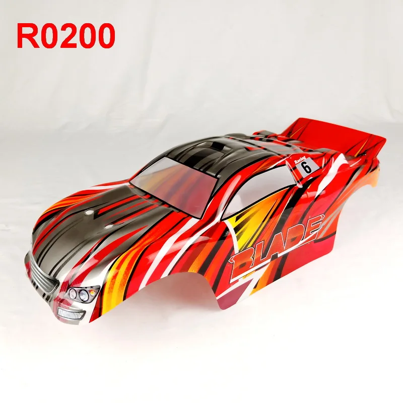 1/10 ПВХ автомобильная оболочка для грузовика, подходит VRX гоночный 1/10 rc автомобиль, дистанционные contol игрушки части кузова автомобиля - Цвет: R0200