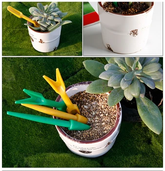 

2pcs Transplanting Device Planter Digging Tool Seedling Garden Nursery Tray Seedling Lifter Seedling Implant Device Plant Marker