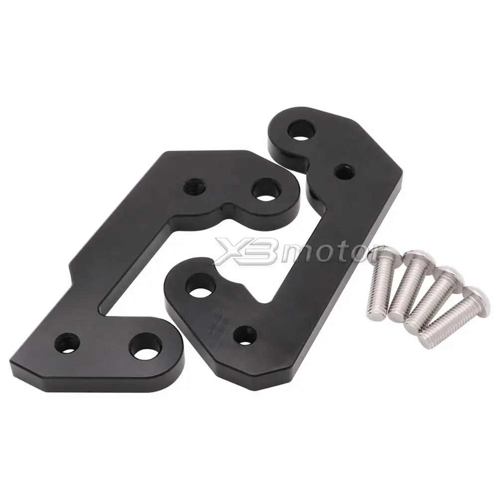 Мотоцикл с ЧПУ Алюминиевый Rearset база подножки задние для Kawasaki NINJA 400 NINJA400 NINJA250 NINJA 250 Z400 Z 400