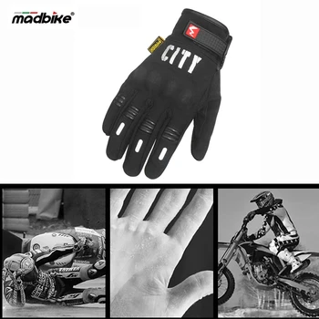

Motorcycle Gloves Night Reflection Finger Gloves Protective Gear Racing Biker Riding Cross-country Racing Full Finger Touch