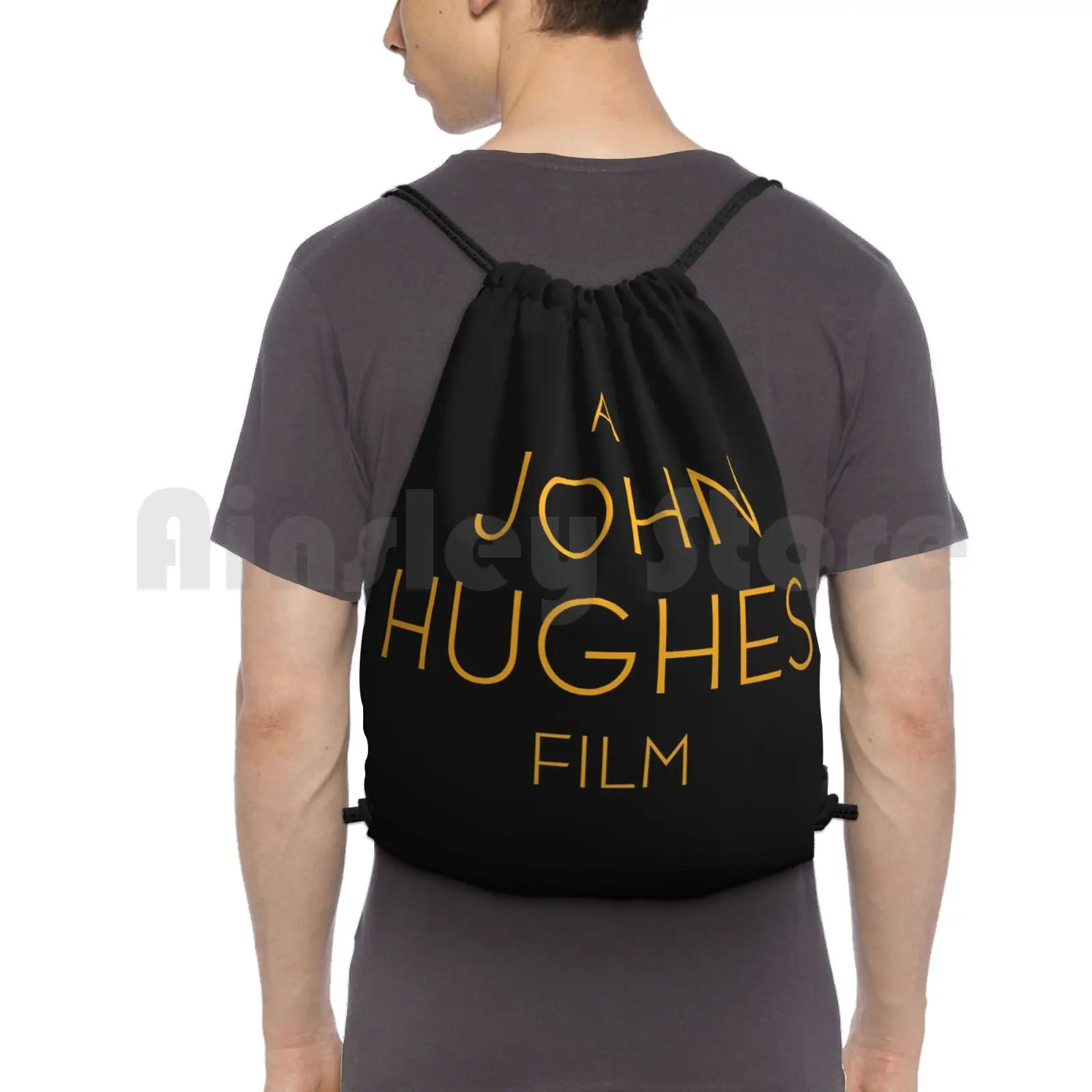 

The Breakfast Club-A John Hughes Film Backpack Drawstring Bags Gym Bag Waterproof Breakfast Club 80S John Hughes Movies