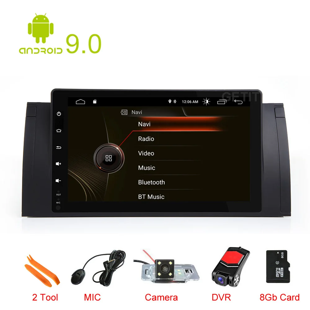 

DSP Car Radio Stereo GPS Navigation Android 9 for BMW E39 E38 E53 M5