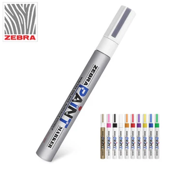 

Zebra color paint pen 1pcs black paint pen waterproof and non-fading PAINT MOP-200M