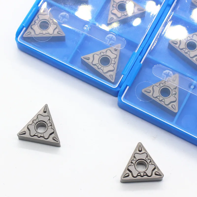 

10PCS TNMG160404/08 HQ TN60 TNMG 331 HQ Triangle Cermet External Turning Blade