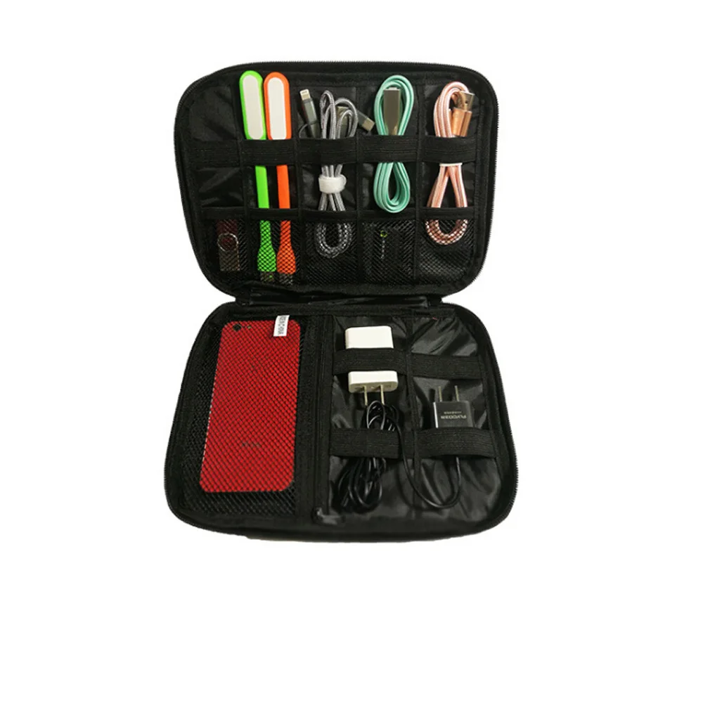 

New Outdoor Data Earphone Cable Organizer Bag USB Flash Drives Case Digital Storage Pouch Sports Hiking Camping Travel Kits