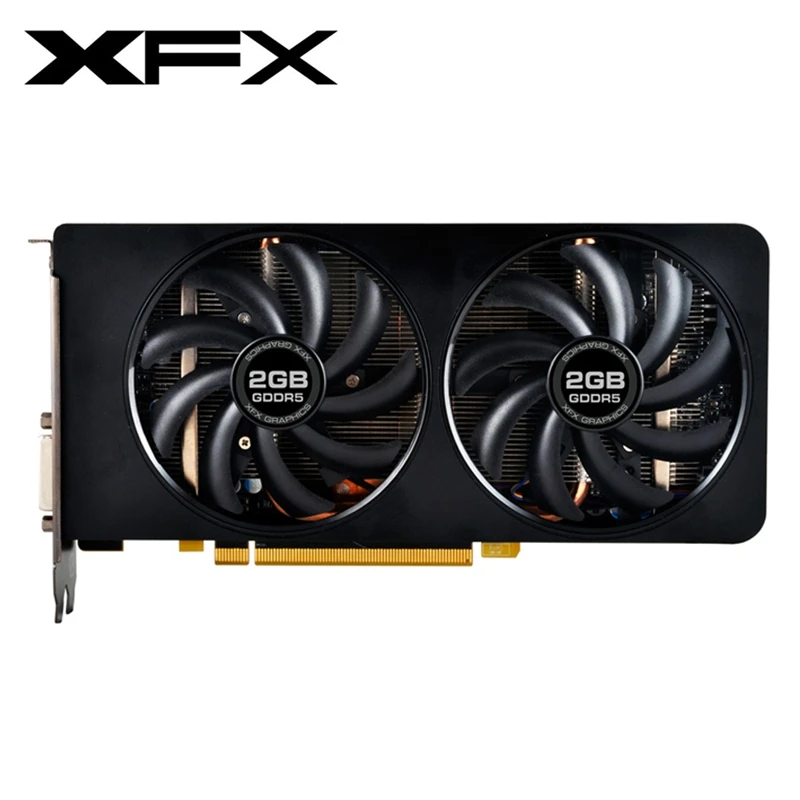 XFX R9 270 2 Гб видеокарты AMD Radeon R9 270A 270 2 Гб видеокарты GPU настольный компьютер игровая доска карта Видеокарта PCI-E