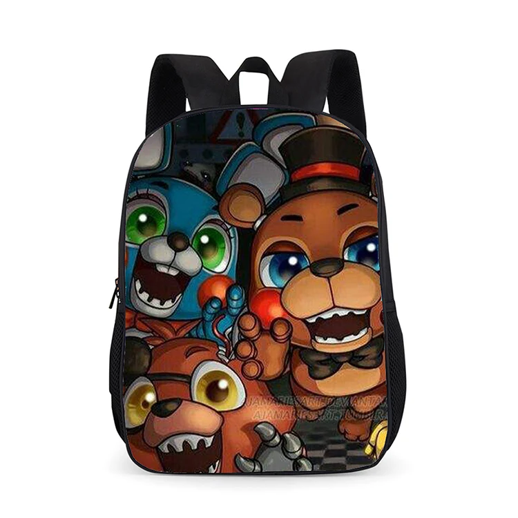 big16 LUOBIWANG Five Nights At Freddy's детский школьный рюкзак для мальчиков и девочек, Водонепроницаемый Школьный рюкзак, сумка для книг - Цвет: big16