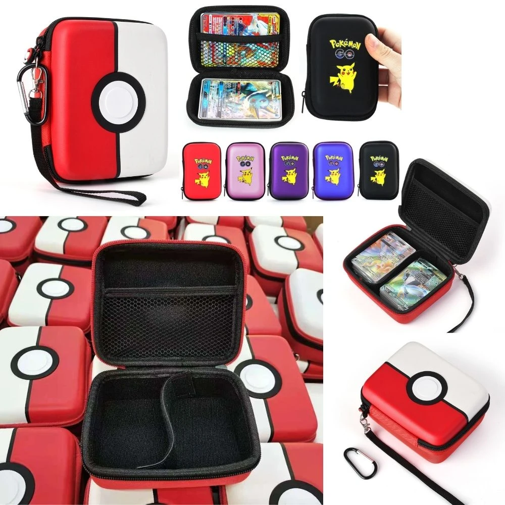 New Pokemon Cards Storage Bag Pokemon Trading Cards Collection Holds Game  Yugioh Card Cases Capacity Kids Toys Christmas Gift - Game Collection Cards  - AliExpress