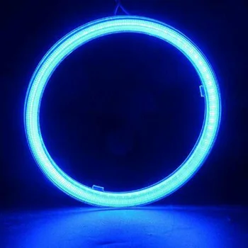 

2X RGB Colorful COB Car Headlight Angel Eyes Light Led Headlamp LED Turn Signal Lights Halo Rings APP Control