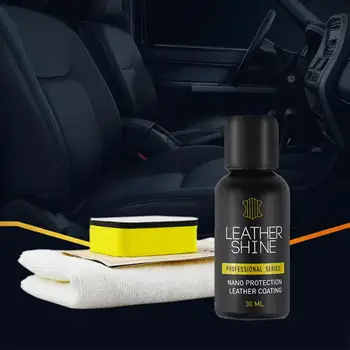 

Nano Liquid Car Leather Care Interior Seat Glazing Moisturizing Protective Protection Liquid Plastic Leather Maintenance