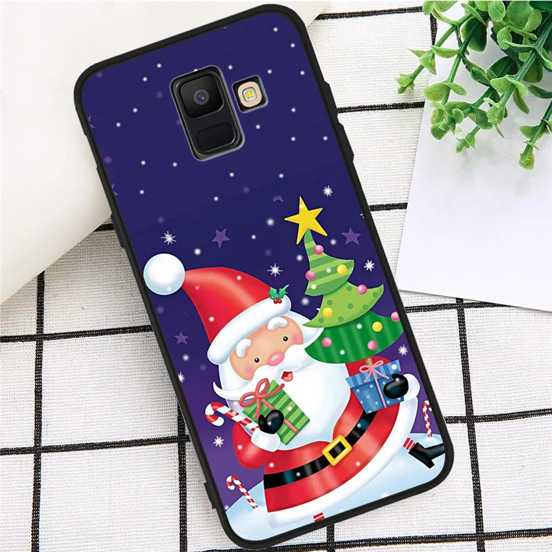 Светодиодный свет Рождества для samsung Galaxy A9 A8 A7 A6 A5 A3 J3 J4 J5 J6 J8 плюс M30 A40S A10 A20E чехол для телефона чехол funda с рисунком - Цвет: H2280