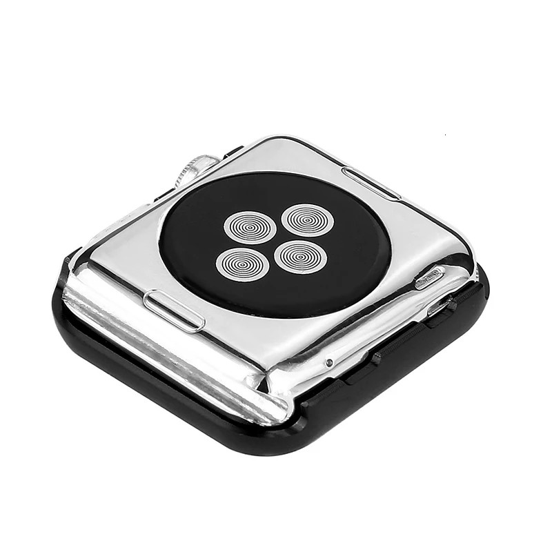 Защитный чехол для Apple Watch 44 мм, 40 мм, ремешок 42 мм, 38 мм, с кристаллами, алюминиевый чехол iwatch Series 5, 4, 3, 2, металлический