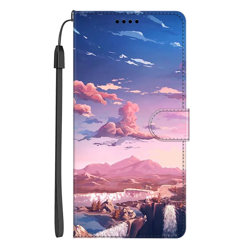 Premium Flip Wallet Magnetic Leather Case - Elegant Protective Cover