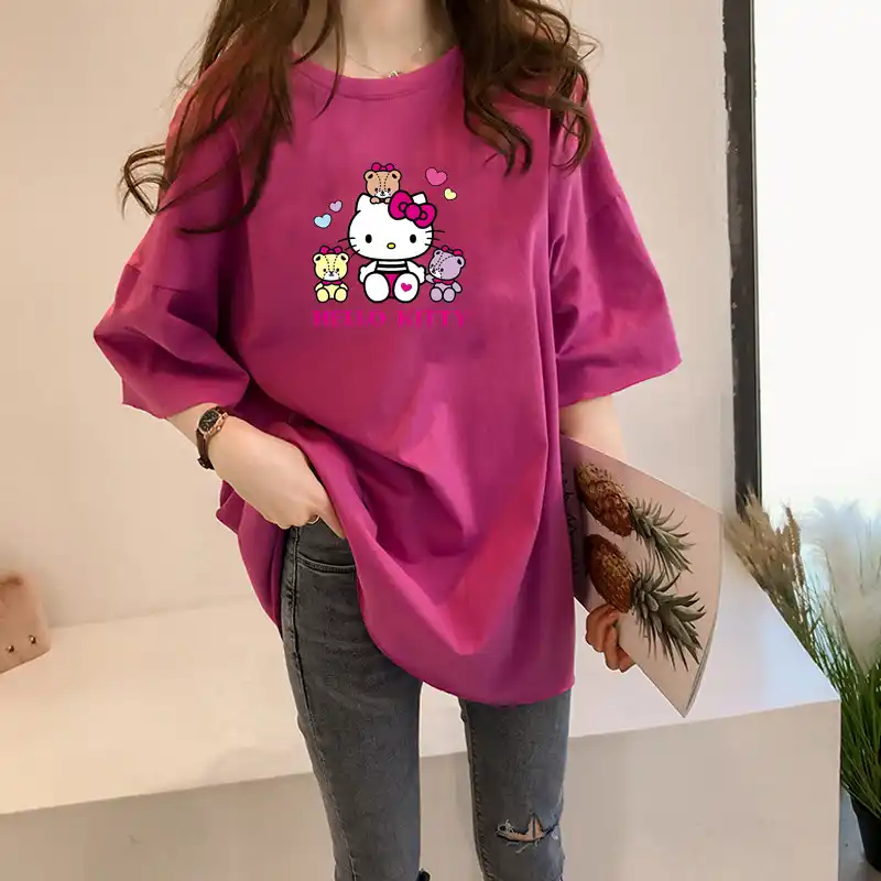 camiseta hello kitty mujer