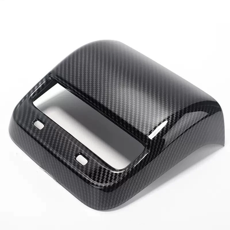 

Car Back Air Vent frame sticker For Tesla model 3 2017-2020 Rear air outlet cover ABS carbon fiber Decorative stickers styling