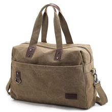 Холщовые мужские дорожные сумки на молнии, сумка на плечо для путешествий, сумка для ручной клади, большие дорожные сумки на плечо для мужчин