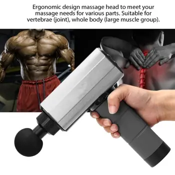 

Handheld Electric Deep Muscle Massage Therapy Device Fascia Massage Gun Body Muscle Massager Health Care v