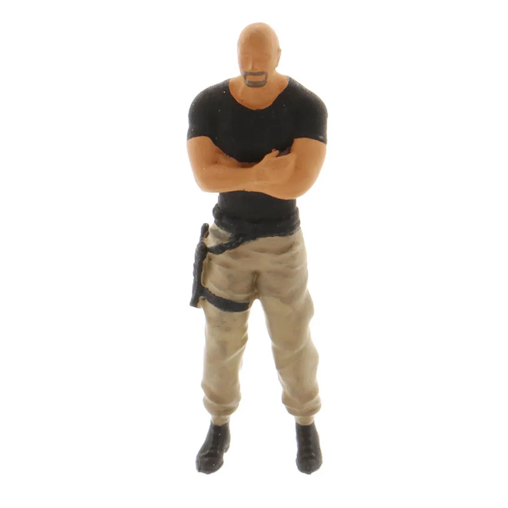 1/64 Hand Miniature Scenes Movie People Toys Building Diorama Accessory Decor