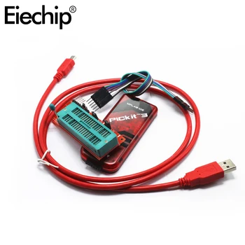 

1Set PICKIT3 PIC KIT3 PICKIT 3 Programmer Universal Programming PIC Microcontroller Chip Monopoly + PIC Programmer Adapter Seat