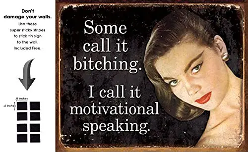 Motivational Оловянный знак юмористический сарказм забавные винтажные оловянные знаки для общежития-Положите на свою большую девочку трусики металлическая живопись оловянный знак Настенный декор - Цвет: Motivational