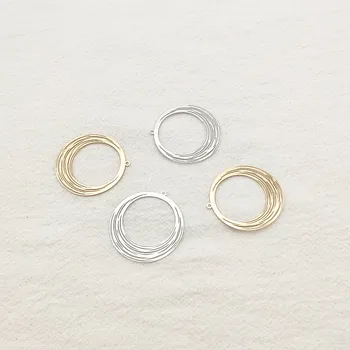 

New arrival! Mix color 30mm 50pcs Copper round-shape Charm for earrings,Earring parts,jewelry findings!