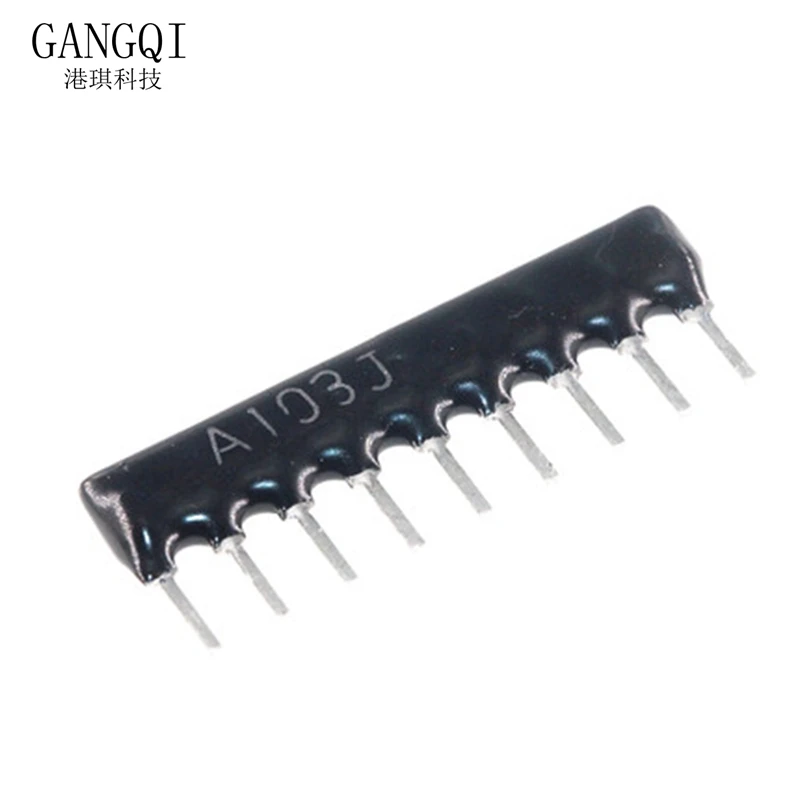 DIP exclusion Network Resistor array 9pin smd resistor smd resistor kit 10pcs