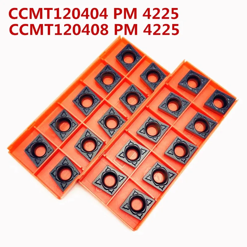 CCMT120408 CCMT120404 PM4225 твердосплавная вставка внешний металлический токарный инструмент с ЧПУ режущие инструменты CCMT120404 PM4225 токарный инструмент