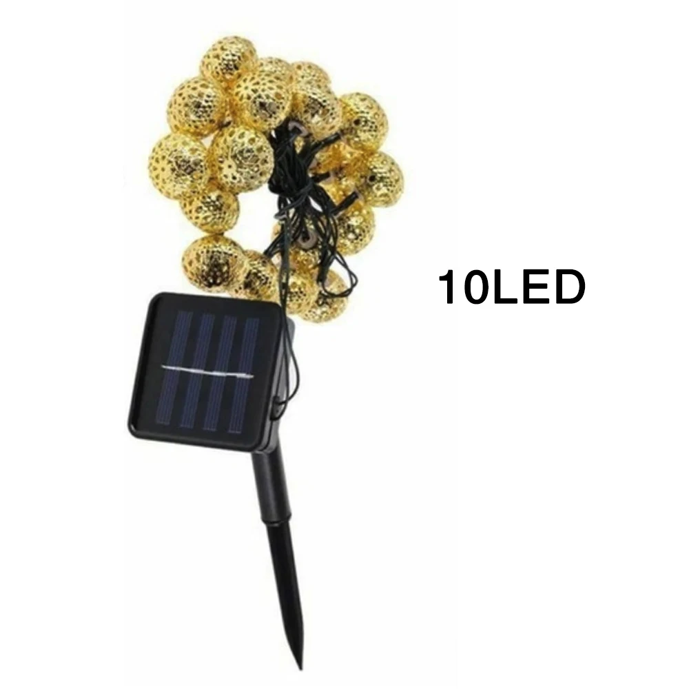 Солнечная энергия 10/20LED Марокканская Ландшафтная лампа, рождественские, вечерние, праздничные, свадебные, домашние солнечные гирлянды, сказочные гирлянды