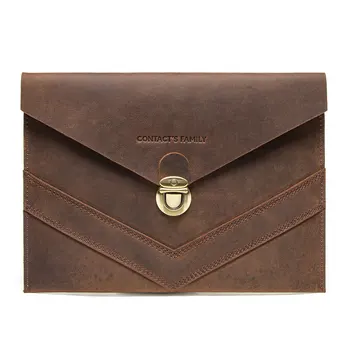 

Retro leather briefcase for iPad Pro 10.5'' 11'' Shatter-resistant soft cover for iPad Pro A1701 A1709 A1980 A2013 A1934