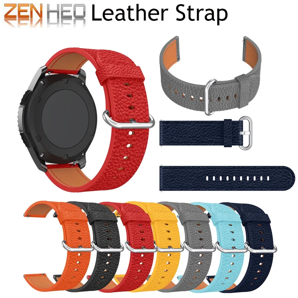 Gear S3 Frontier band для samsung Galaxy watch 46 мм ремешок 22 мм кожаный ремешок для часов браслет для huawei watch GT Ременная Передача S3