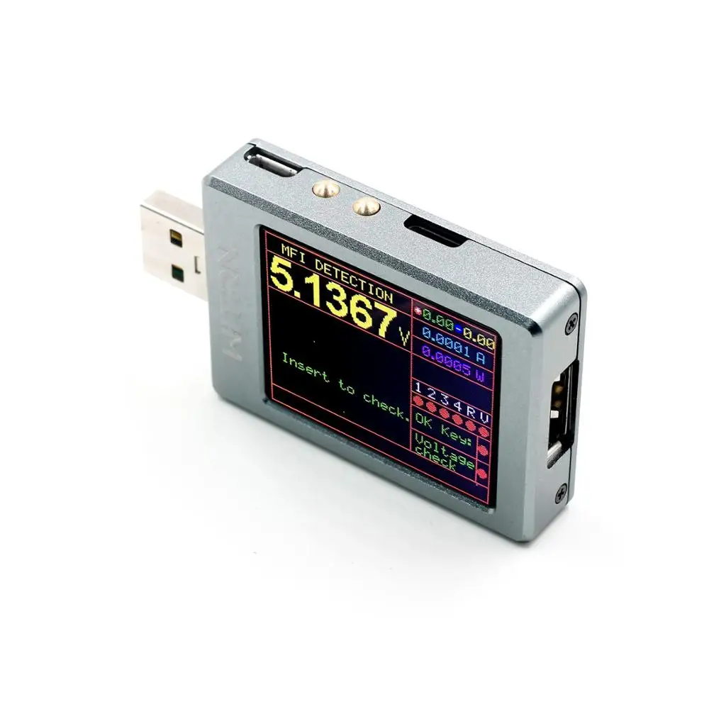 Skup WITRN X MFI woltomierz USB tester QC4 + PD3.0 2 PPS szybki protokół ładowania pojemność