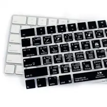 Logic pro X Hotkeys функциональные Чехлы для клавиатуры ярлыки силиконовая клавиатура Защита кожи для Apple Magic MLA22B/A Версия США
