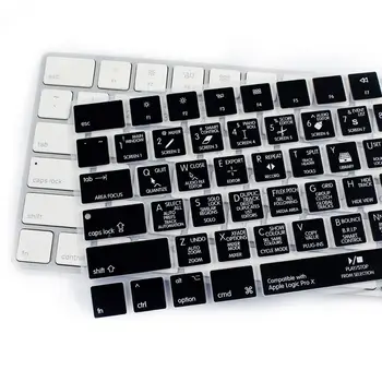 

Logic pro X Hotkeys Functional Keypad Covers Shortcuts Silicone Keyboard Skin Protector For Apple Magic MLA22B/A US Version