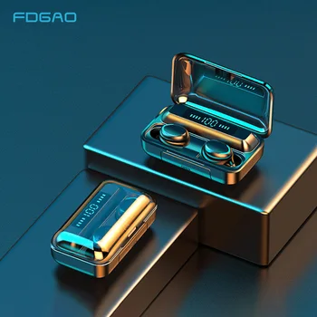 

TWS Fingerprint Touch Bluetooth Earphones HD Call Stereo Wireless Headphones Noise Cancelling Gaming Headset With Microphone