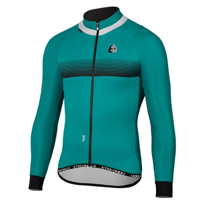 no fleece jersey 14 Весна, Etxeondo, длинный рукав, для велоспорта, Джерси, рубашки для велоспорта, MTB, одежда для велоспорта, malliot, дышащая, быстросохнущая, ropa bicicleta hombre - Цвет: no fleece jersey 14