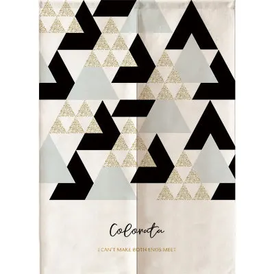04 Modern Geometric Door Curtain Bedroom Door Curtain Kitchen Half Curtain Bathroom Curtain Feng Shui Curtain Noren - Цвет: 04