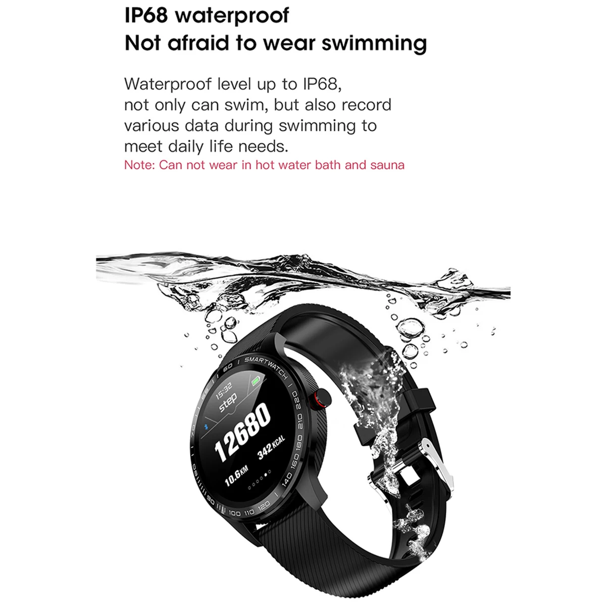 Microwear L9 PPG+ECG Smart Watch IPS Colorful Screen Heart Rate Blood Pressure Oxygen Monitoring Fitness Multi-Sport Modes