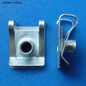 

Shhworldsea Universal Car Front Console Dash Dashboard Auto Trim Metal Retainer Black Rivet Fastener clip
