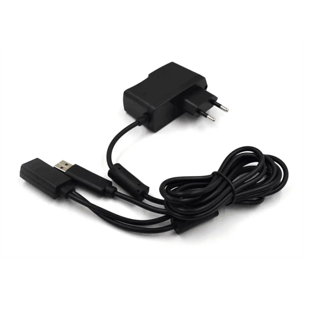 110-240 В адаптер переменного тока Питание Шнур кабель-Переходник USB Портативный 1-to-2 Мощность адаптер для Xbox 360 игровой Кинект-Сенсор - Цвет: EU Plug