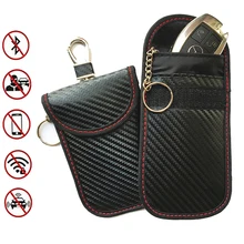 Faraday ключ RFID Электромагнитная экранирующая сумка Кредитная карта FOB сигнал блокатор чехол без ключа вход автомобиля противоугонные сумки BAG1068