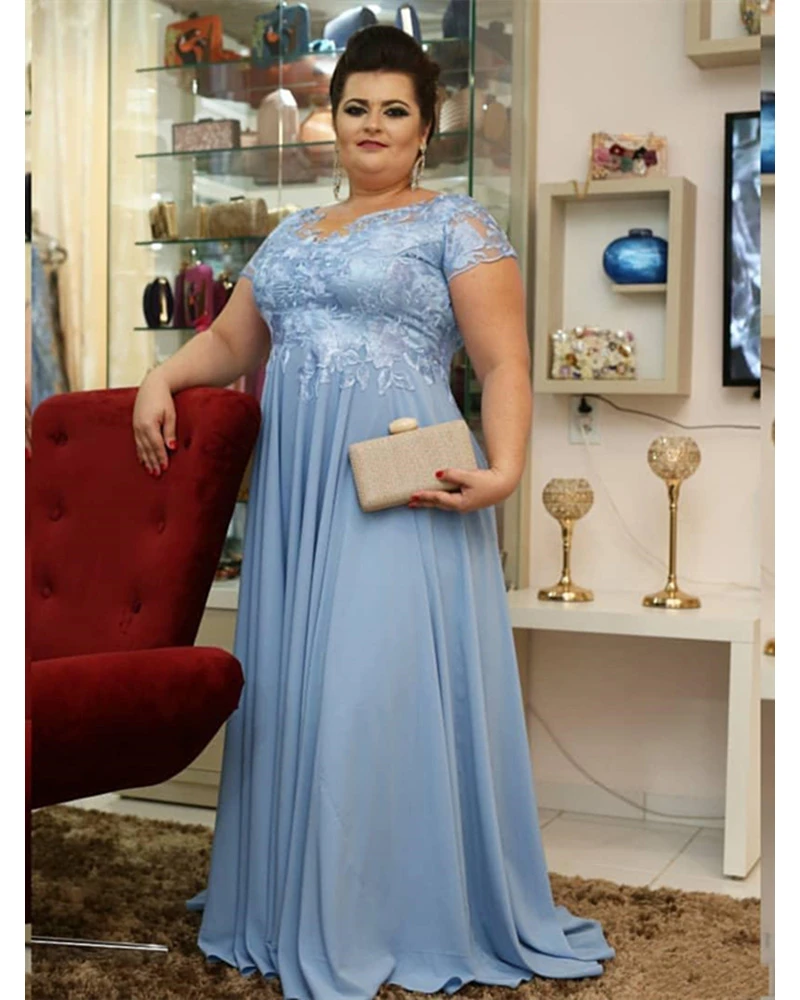 Sky blue mother of the bride dress Outlet