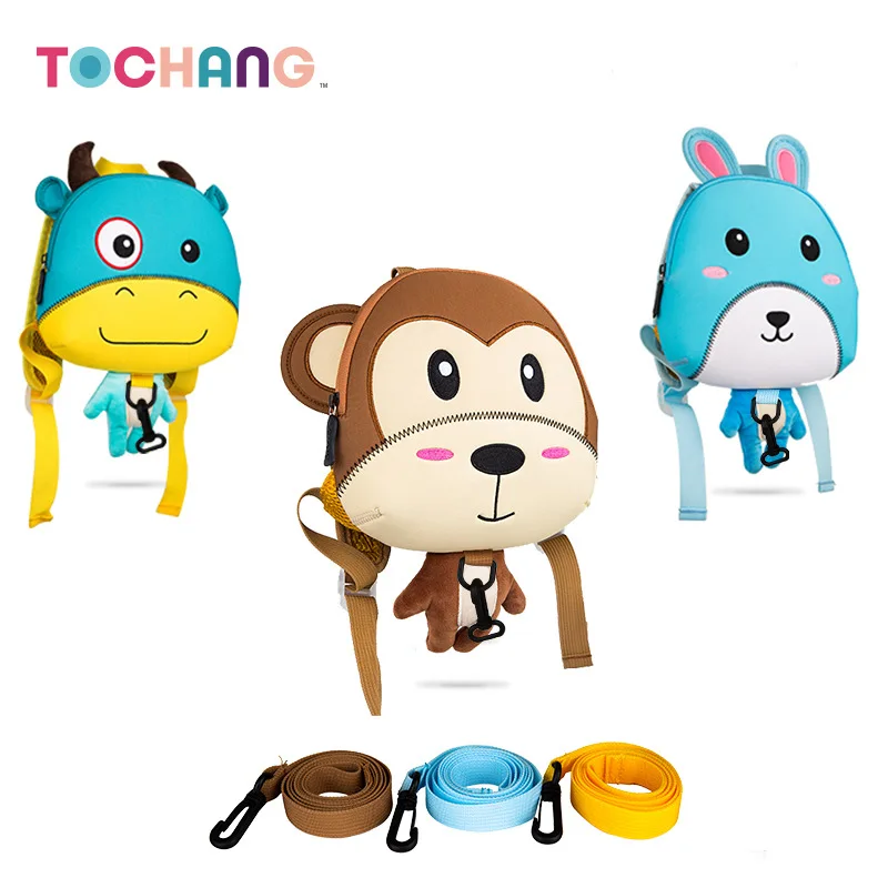 

Cute Anti Lost Backpack Strap Bag Baby Walker Harnesses Leashes Toddler Backpack Anti-Lost Walking for Baby Reins Kid School Bag